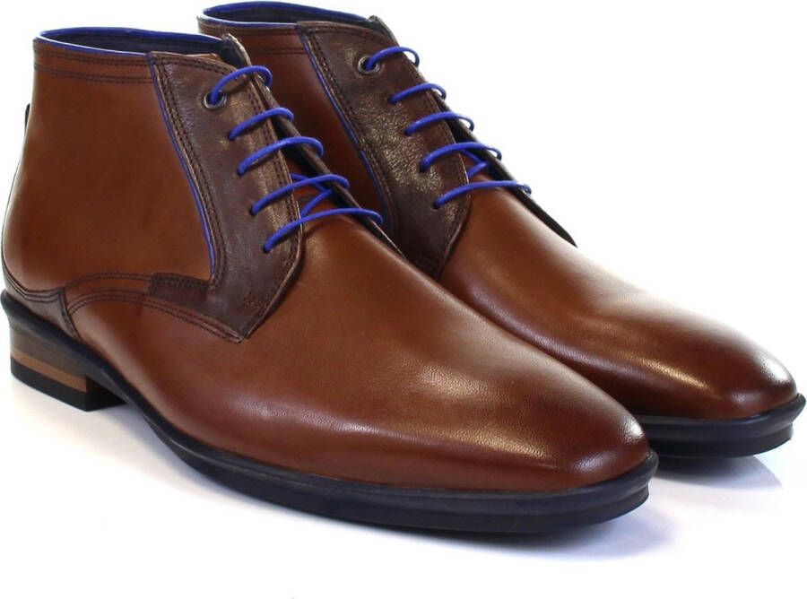 Floris van Bommel Vrouwen Leren 30016743 Herenschoenen 10703 Cognac - Foto 6