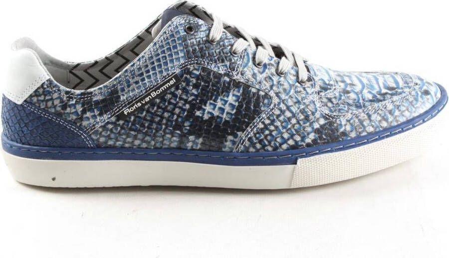 Reef Fanning slippers blauw Imitatieleer