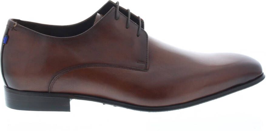 Floris van bommel 30217 Gilli 02.00 Dark Cognac G+ Wijdte Veterschoenen