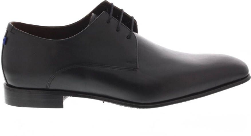 Van Bommel Leren Veterschoenen Elegant Roze Binnenzool Blue Heren - Foto 1