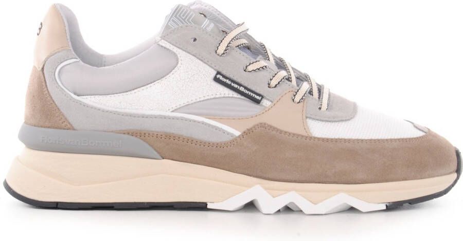 Floris van Bommel herensneaker de zager beige wit