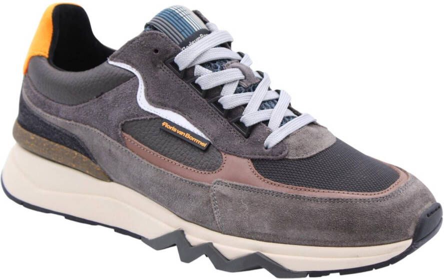 FLORIS VAN BOMMEL Lage Sneakers Heren Sfm-10248 De Gripper Maat: 38 Materiaal: Suède Kleur: Grijs - Foto 5
