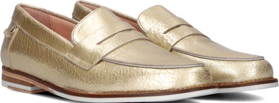 Floris van Bommel Instappers Dames Instapschoenen Damesschoenen SFW-40052 met Goud