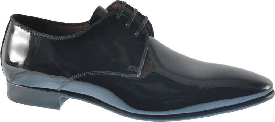 Floris van Bommel Mannen Leren Veterschoenen Herenschoenen 14338 Zwart - Foto 3