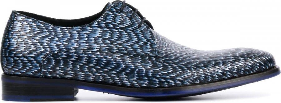 Floris van Bommel 18159 Volwassenen Heren veterschoen Kleur: Blauw