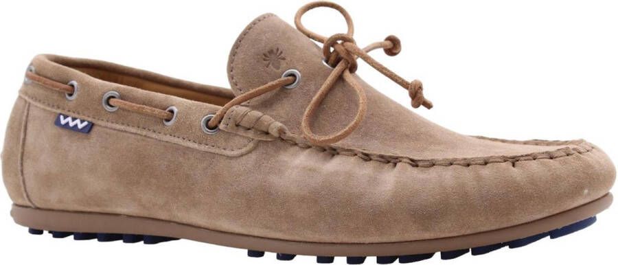 Floris van Bommel De Drijver 01.07 suède mocassins lichtbruin - Foto 2