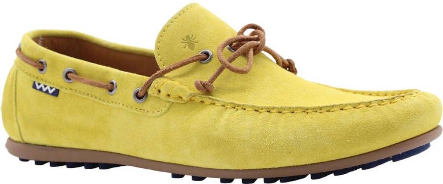 Floris van bommel 40009 Stevi 01.22 Yellow H-Wijdte Instapschoenen