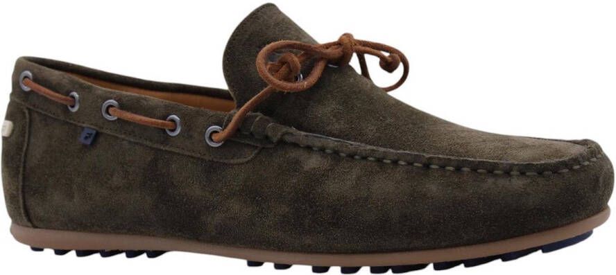 Floris van Bommel Mocassin Groen