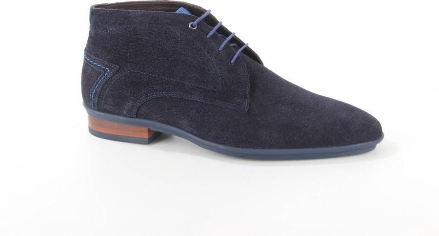 Floris van bommel Hakki 41-02 Dark Blue H-Wijdte Boots