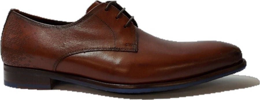 Floris van Bommel Nette Schoen SFM-30278-24-01 Cognac Wijdte H 8½ 42½