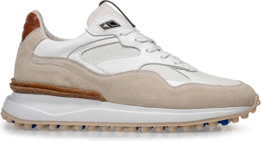 Floris van Floris van Bommel van Floris van Bommel Sneakers Heren Lage sneakers Herenschoenen Suède SFM-10159 Wit - Foto 3
