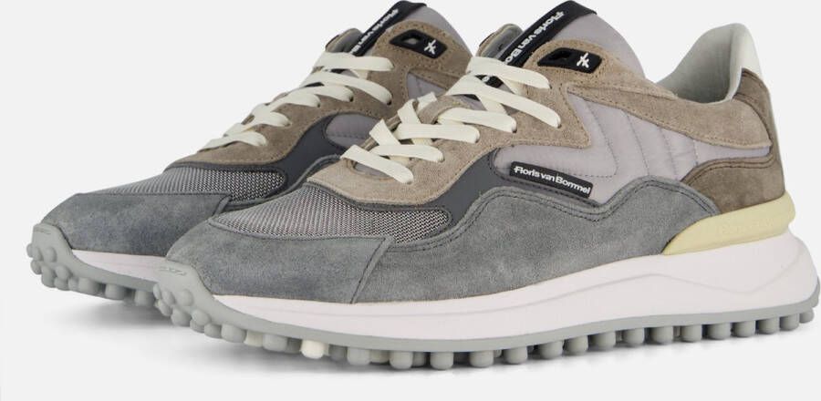 Floris van Bommel Noppi 20.07 Sneakers grijs Suede
