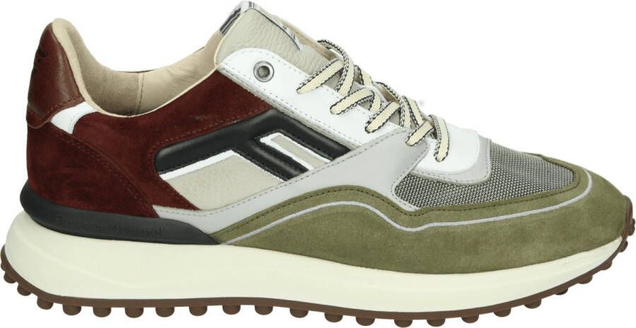 FLORIS VAN BOMMEL Lage Sneakers Heren Sfm-10139 Noppi Maat: 44⅔ Materiaal: Suède Kleur: Groen