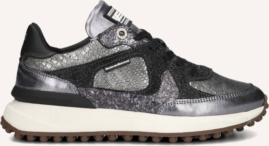 FLORIS VAN BOMMEL Lage Sneakers Dames Noppi 34.00 Maat: 41 Materiaal: Leer Kleur: Zilver - Foto 2