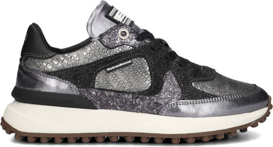 FLORIS VAN BOMMEL Lage Sneakers Dames Noppi 34.00 Maat: 38 5 Materiaal: Leer Kleur: Zilver - Foto 2