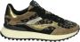 FLORIS VAN BOMMEL Lage Sneakers Dames Sfw-10085 Noppi Maat: 35 Materiaal: Ponyhair Kleur: Bruin - Thumbnail 1