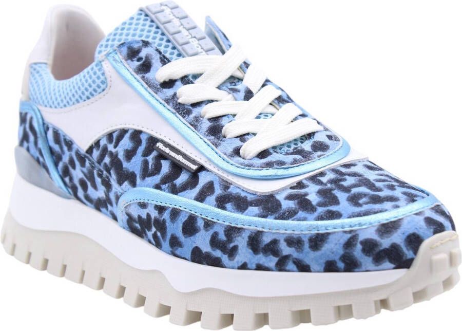 Floris van Bommel NOPPI~38.02~~~~~~~~~~~~~~~~~~~ Lage sneakersVrije tijdsschoenenHeren sneakers Blauw - Foto 15