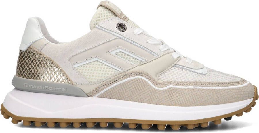 FLORIS VAN BOMMEL Lage Sneakers Dames Sfm-10128 Maat: 35 Materiaal: Textiel Kleur: Taupe