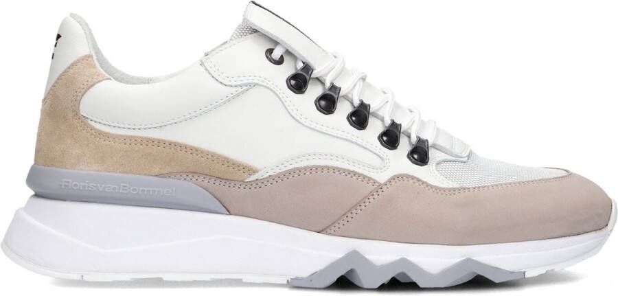 FLORIS VAN BOMMEL Lage Sneakers Heren Sfm-10135 De Zager Maat: 41⅓ Materiaal: Nubuck Kleur: Wit - Foto 2