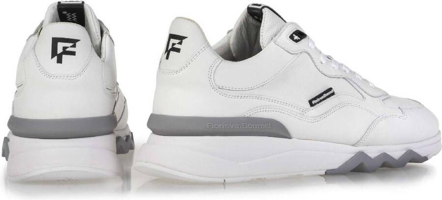 Floris van Bommel DE~ZAGER~02.45~~~~~~~~~~~~~~~~ Lage sneakersVrije tijdsschoenenHeren sneakers Wit beige