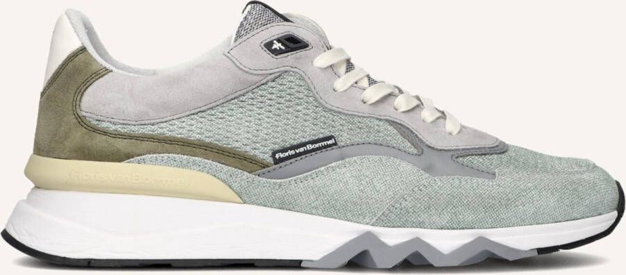 FLORIS VAN BOMMEL Lage Sneakers Heren Sfm-10136 De Zager Maat: 42 Materiaal: Suède Kleur: Groen