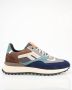 FLORIS VAN BOMMEL Lage Sneakers Heren Sfm-10139 Noppi Maat: 44 Materiaal: Suède Kleur: Blauw - Thumbnail 1
