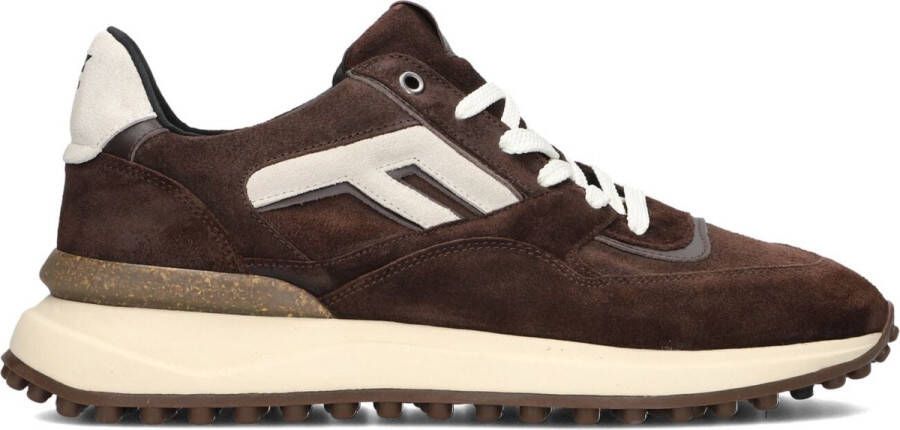 FLORIS VAN BOMMEL Lage Sneakers Heren Sfm-10139 Noppi Maat: 46 Materiaal: Suède Kleur: Bruin