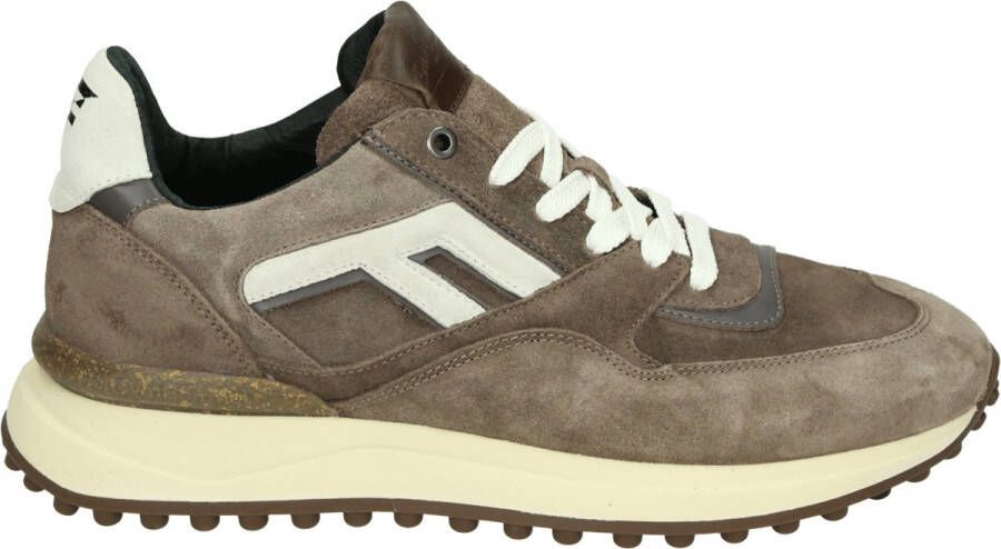 FLORIS VAN BOMMEL Lage Sneakers Heren Sfm-10139 Noppi Maat: 40⅔ Materiaal: Suède Kleur: Taupe