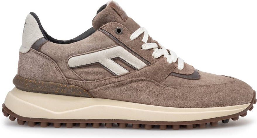 FLORIS VAN BOMMEL Lage Sneakers Heren Sfm-10139 Noppi Maat: 42 Materiaal: Suède Kleur: Taupe - Foto 2
