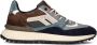 FLORIS VAN BOMMEL Lage Sneakers Heren Sfm-10139 Noppi Maat: 44 Materiaal: Suède Kleur: Blauw - Thumbnail 2