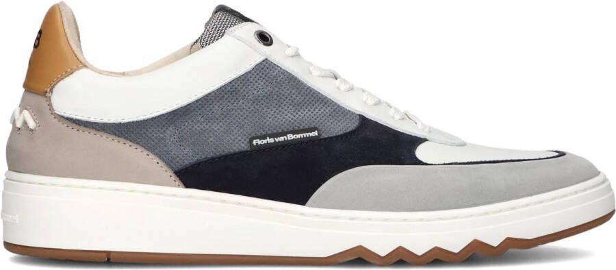 FLORIS VAN BOMMEL Lage Sneakers Heren Sfm-10143 De Kupster Nubuck Blauw