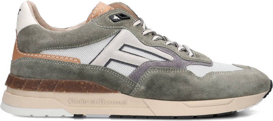 FLORIS VAN BOMMEL Lage Sneakers Heren Sfm-10153 De Runner Maat: 40⅔ Materiaal: Suède Kleur: Beige