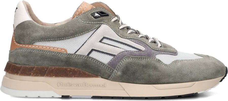 FLORIS VAN BOMMEL Lage Sneakers Heren Sfm-10153 De Runner Maat: 40⅔ Materiaal: Suède Kleur: Beige