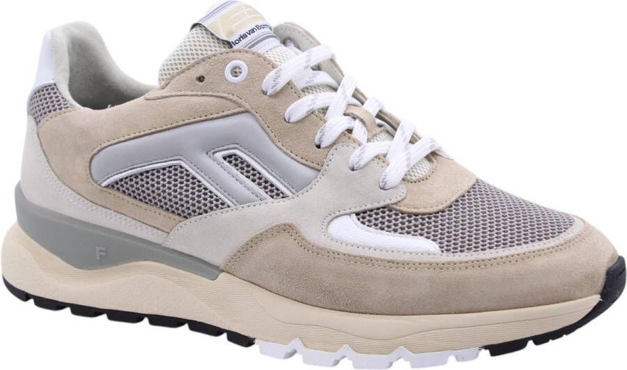 FLORIS VAN BOMMEL Lage Sneakers Heren Sfm-10154 De Treener Maat: 44 Materiaal: Leer Kleur: Beige - Foto 3