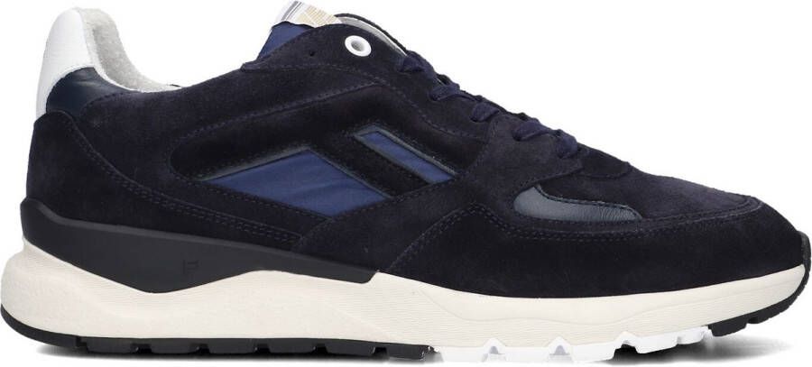 FLORIS VAN BOMMEL Lage Sneakers Heren Sfm-10154 De Treener Maat: 44 Materiaal: Suède Kleur: Blauw