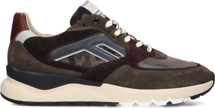 FLORIS VAN BOMMEL Lage Sneakers Heren Sfm-10154 De Treener Maat: 42⅔ Materiaal: Suède Kleur: Groen - Foto 2