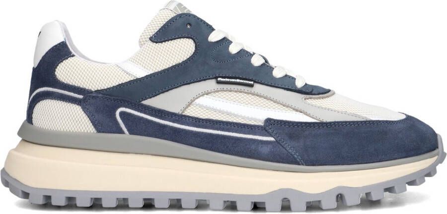 Floris van Bommel Sfm-10172 De Gripper Sneakers Suède Heren Blauw