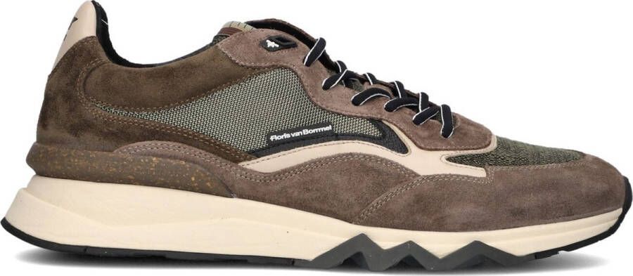 FLORIS VAN BOMMEL Lage Sneakers Heren Sfm-10178 De Zager Maat: 40⅔ Materiaal: Suède Kleur: Groen - Foto 3