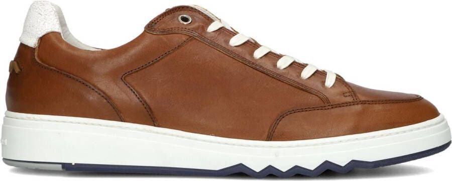 Floris van Bommel Sfm-10183 Lage sneakers Leren Sneaker Heren Cognac