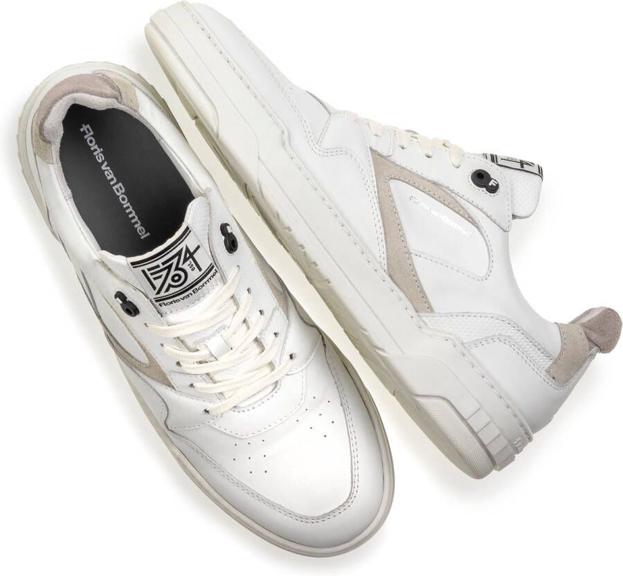 Floris van Floris van Bommel van Floris van Bommel Sneakers Heren Lage sneakers Herenschoenen Leer SFM-10202 led Wit - Foto 9