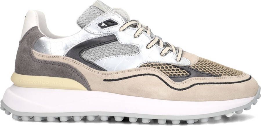 FLORIS VAN BOMMEL Lage sneakers Heren Sfm-10206 Noppi Maat: 43⅓ Materiaal: Suède Kleur: Zilver - Foto 2