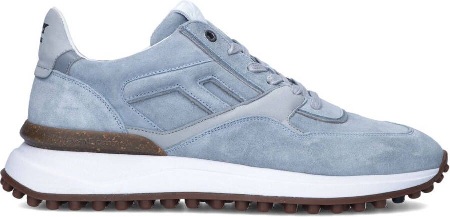 FLORIS VAN BOMMEL Lage Sneakers Heren Sfm-10223 Noppi Maat: 40 Materiaal: Suède Kleur: Blauw