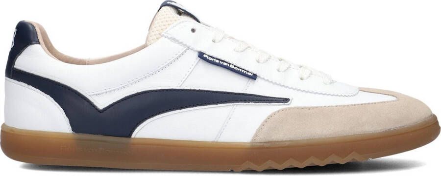 FLORIS VAN BOMMEL Lage Sneakers Heren Sfm-10224 De Zaler Maat: 42⅔ Materiaal: Leer Kleur: Wit