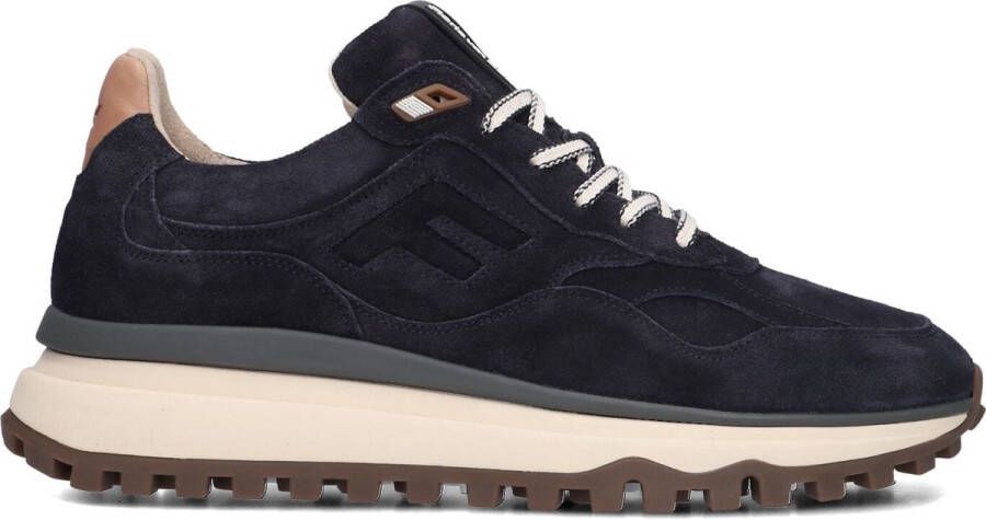 Floris van Bommel Sfm-10238 De Gripper Sneakers Suède Heren Blauw