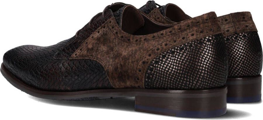 Floris van Bommel DE STAPPER 17.82 Volwassenen Heren veterschoenNette herenschoenen Bruin - Foto 3