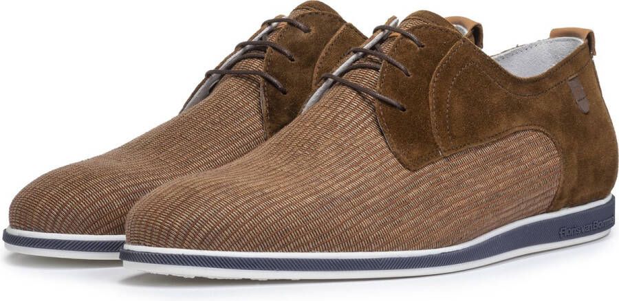 Floris van Bommel PRESLI 02.36 Volwassenen Heren sneakersHeren veterschoenVrije tijdsschoenen Cognac
