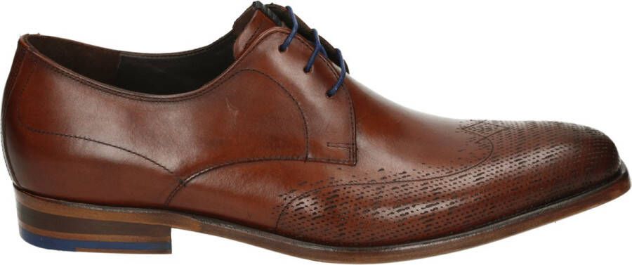Floris van Bommel SFM-30301-24-01 Volwassenen Heren veterschoen Cognac