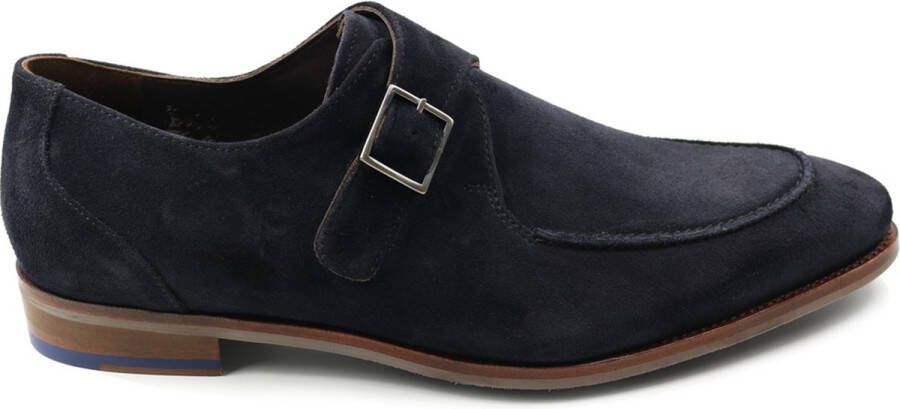 Floris van bommel 30318 De Stapper 37.03 Dark Blue G+ Wijdte Gespschoenen - Foto 3
