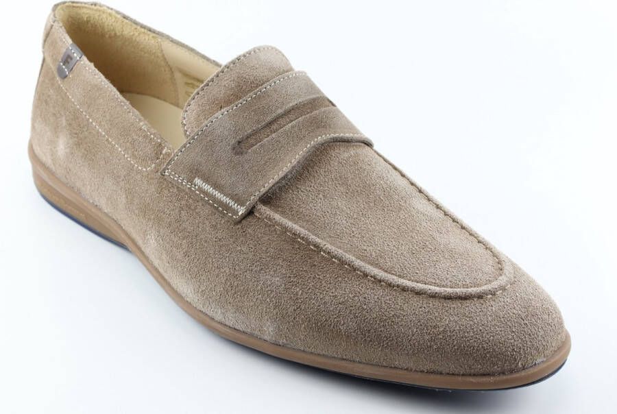 Floris van Floris van Bommel van Floris van Bommel Instappers Heren Instapschoenen Herenschoenen Suède SFM-40016 Taupe - Foto 3