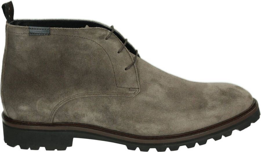 Floris van Bommel SFM-50082-34-02~~~~~~~~~~~~~~~ Vrije tijd half-hoogHeren veterschoenHeren sneakers Taupe